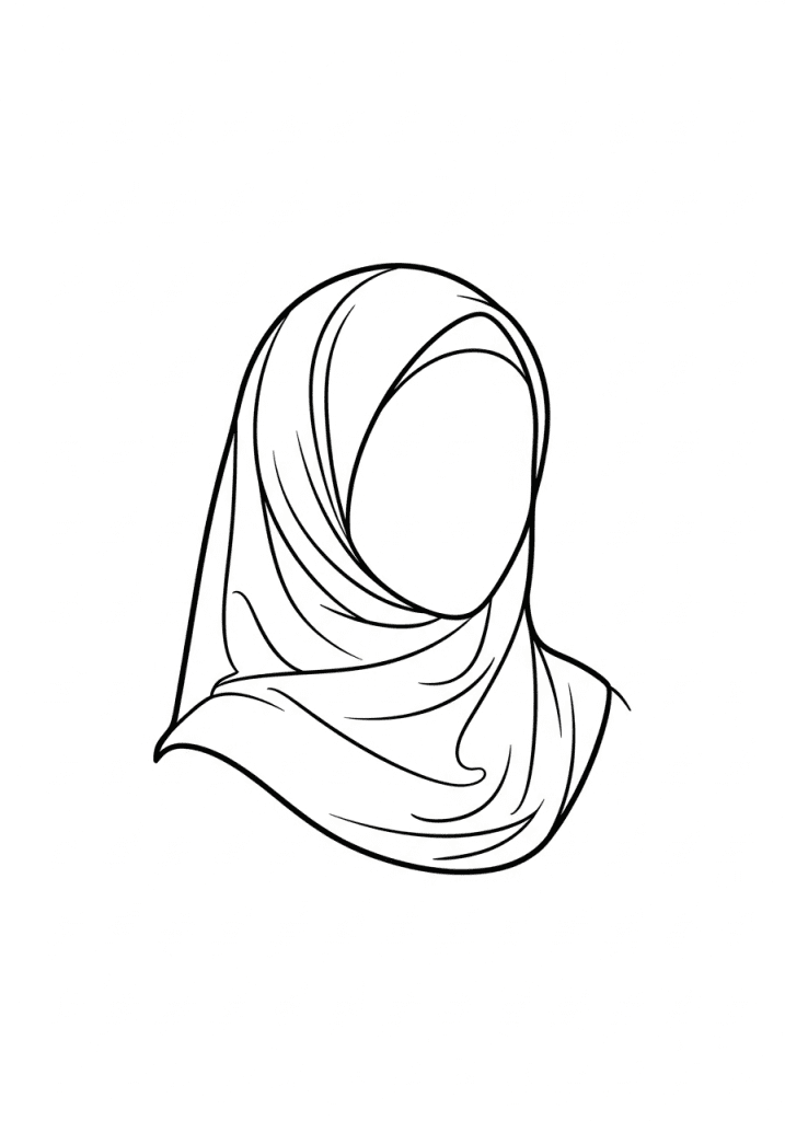 Icon for downloading the free Islamic dress coloring pack.