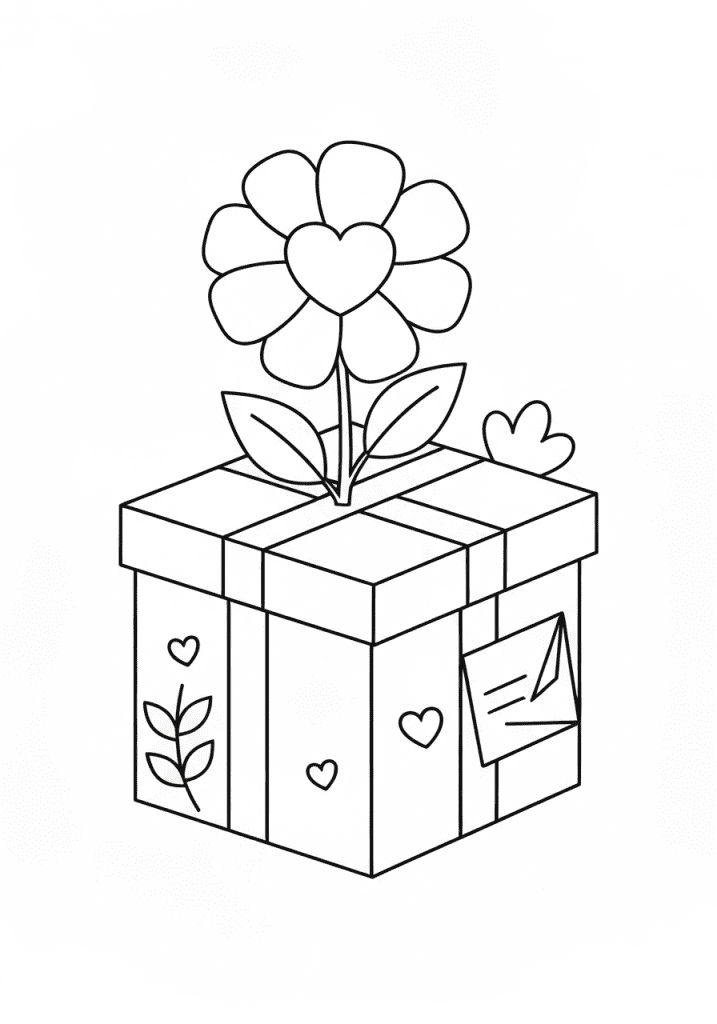 valentine day box girl 
